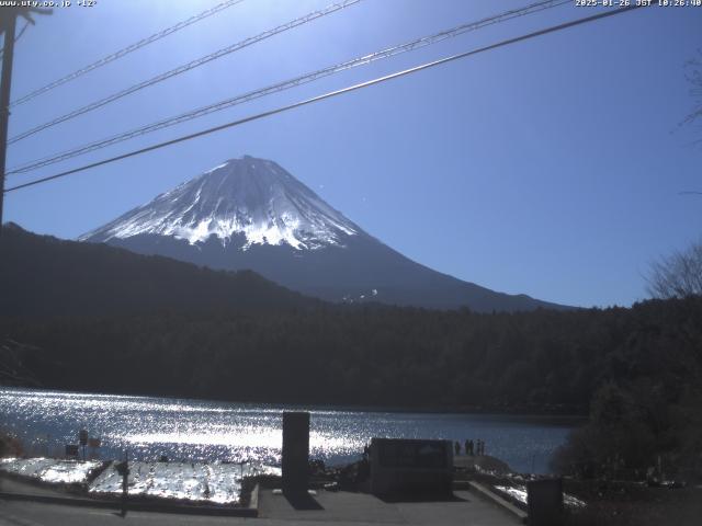 西湖からの富士山