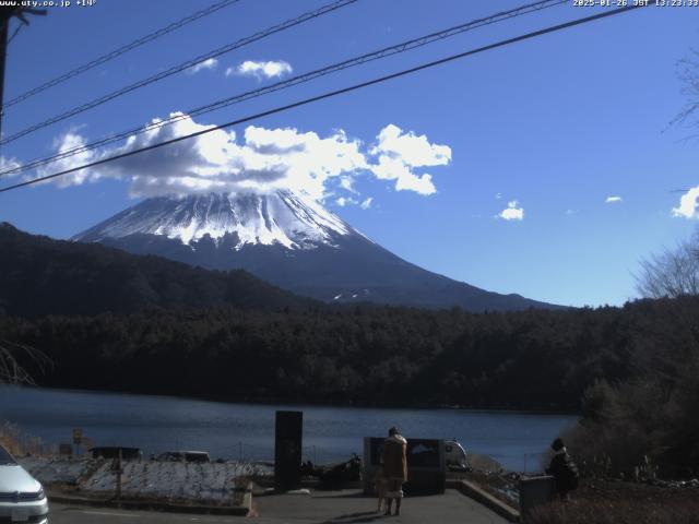 西湖からの富士山