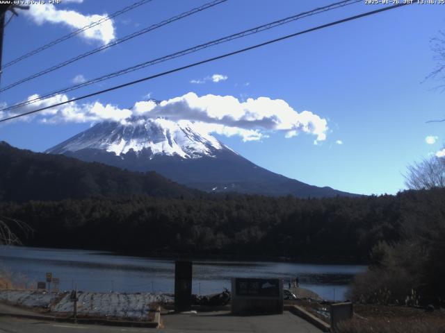 西湖からの富士山