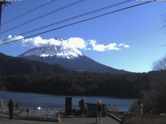 西湖からの富士山