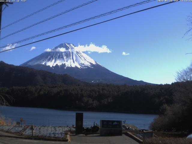 西湖からの富士山