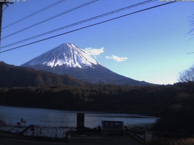 西湖からの富士山