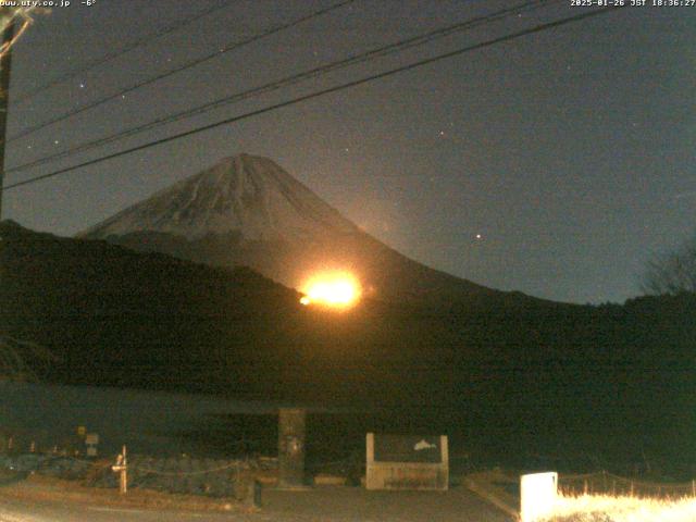 西湖からの富士山