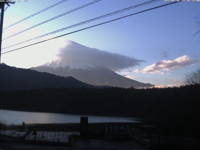 西湖からの富士山