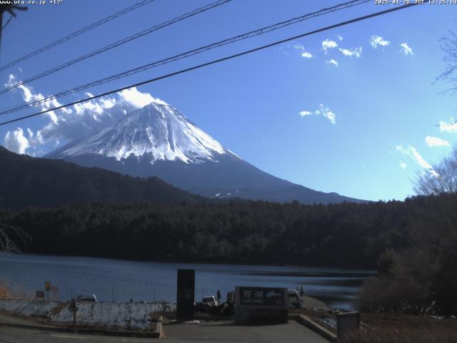 西湖からの富士山