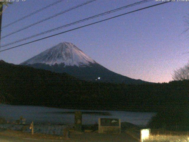 西湖からの富士山