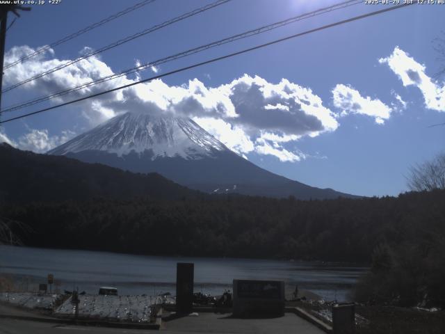 西湖からの富士山