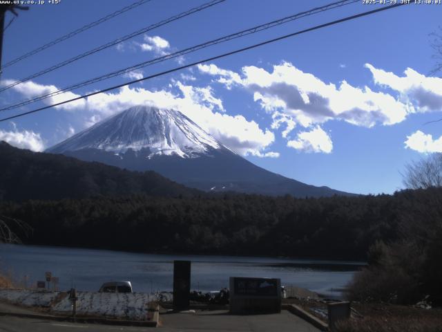 西湖からの富士山