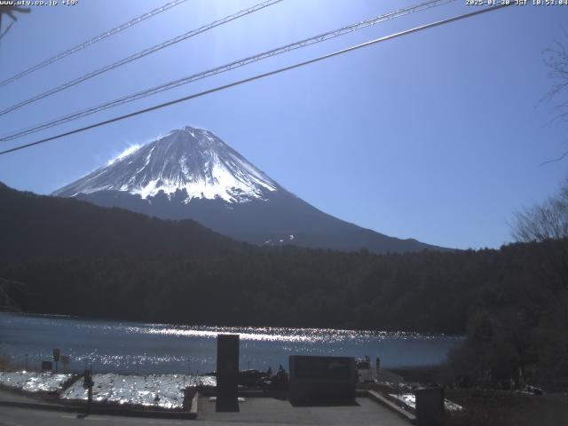 西湖からの富士山