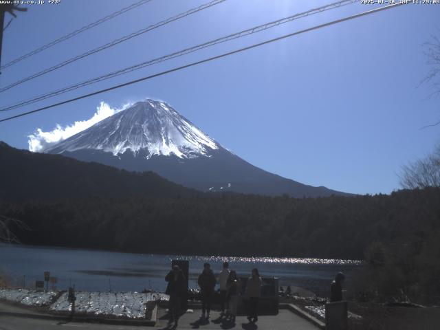 西湖からの富士山