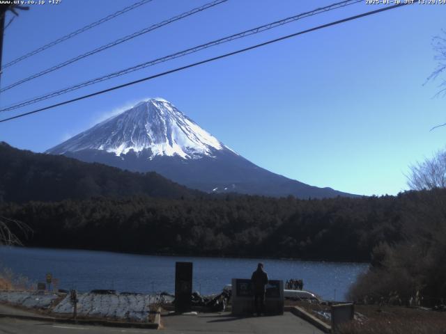 西湖からの富士山