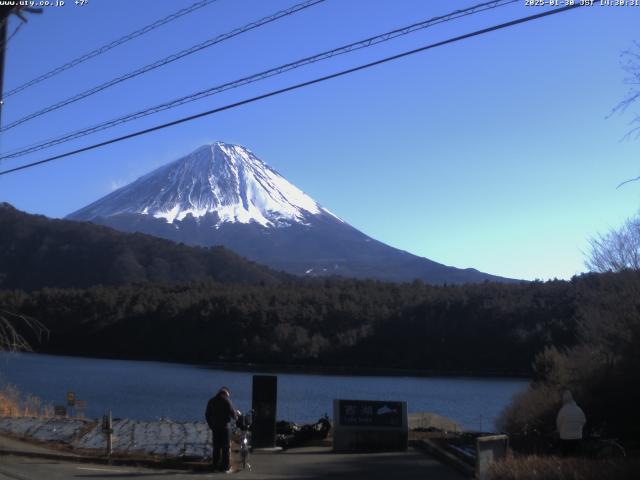 西湖からの富士山