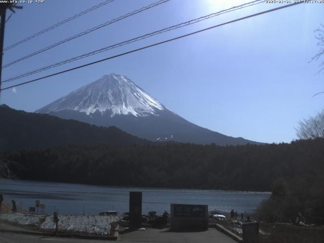 西湖からの富士山