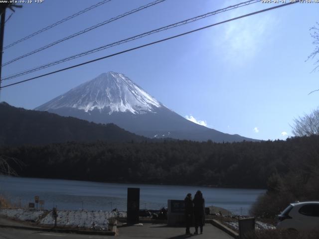 西湖からの富士山