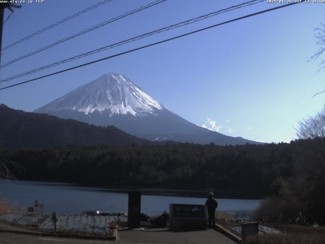 西湖からの富士山