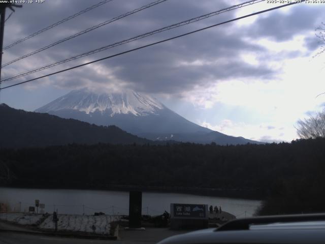 西湖からの富士山