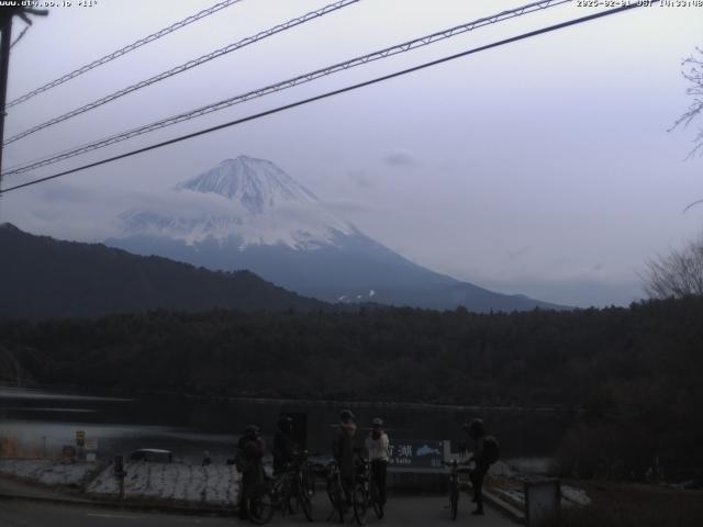 西湖からの富士山