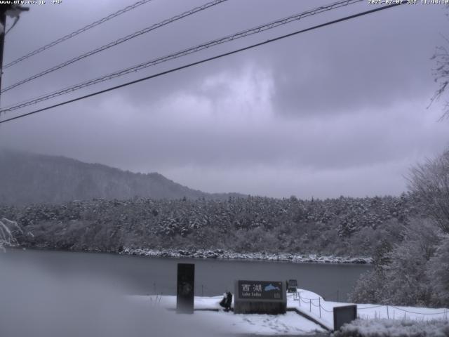 西湖からの富士山