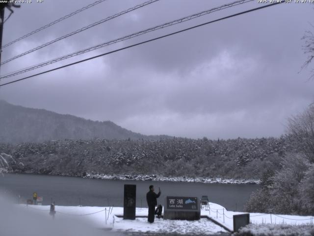 西湖からの富士山