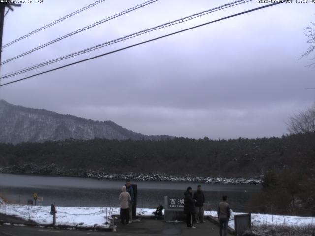 西湖からの富士山