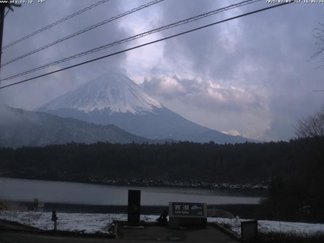 西湖からの富士山