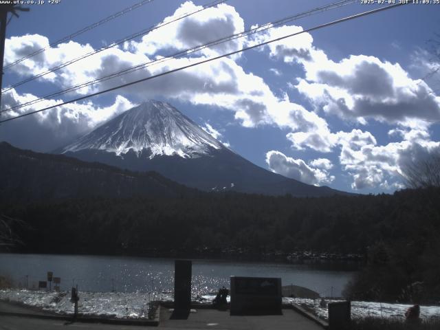 西湖からの富士山