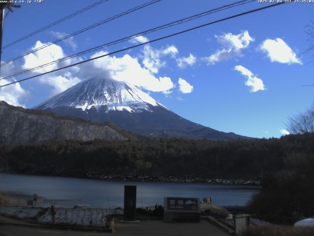 西湖からの富士山