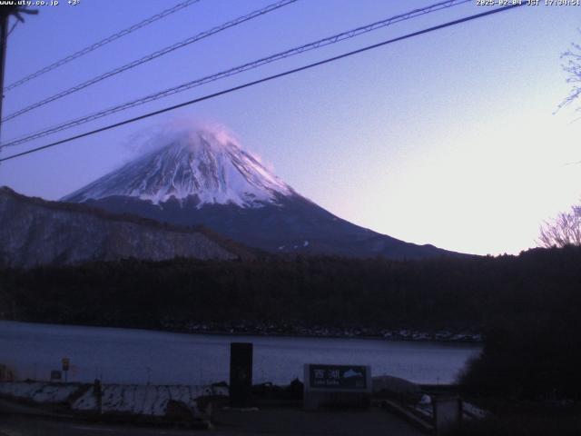 西湖からの富士山