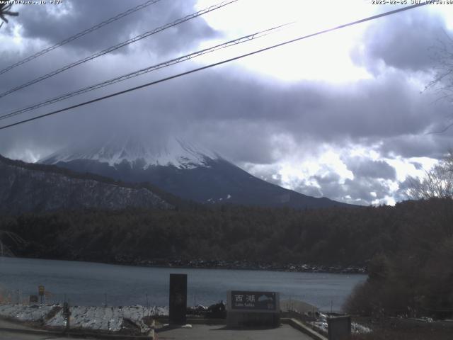 西湖からの富士山