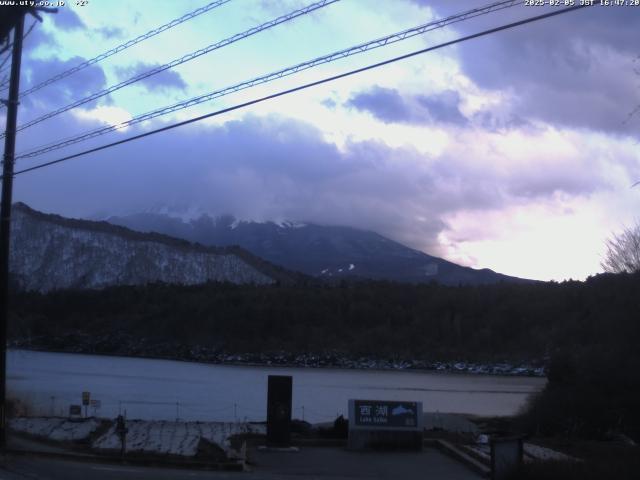 西湖からの富士山