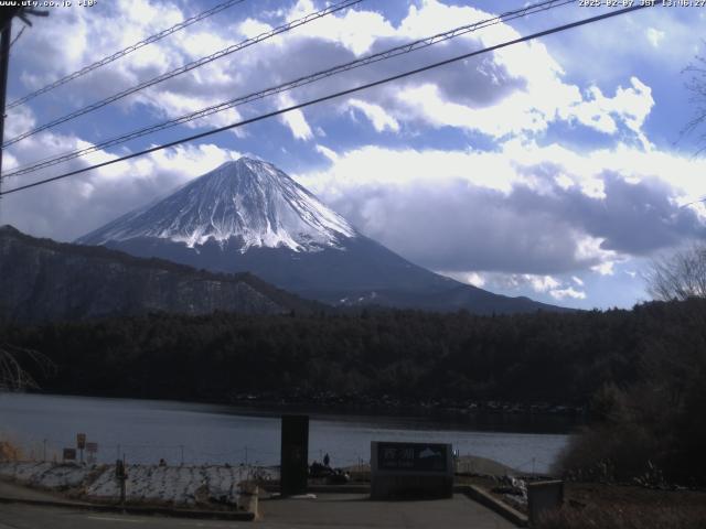 西湖からの富士山