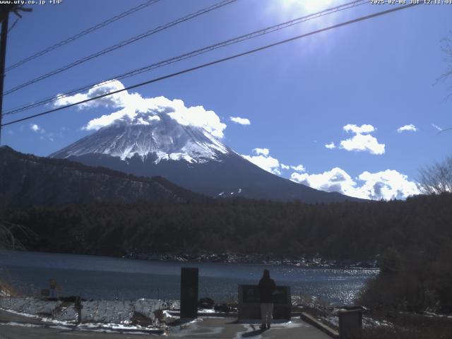 西湖からの富士山