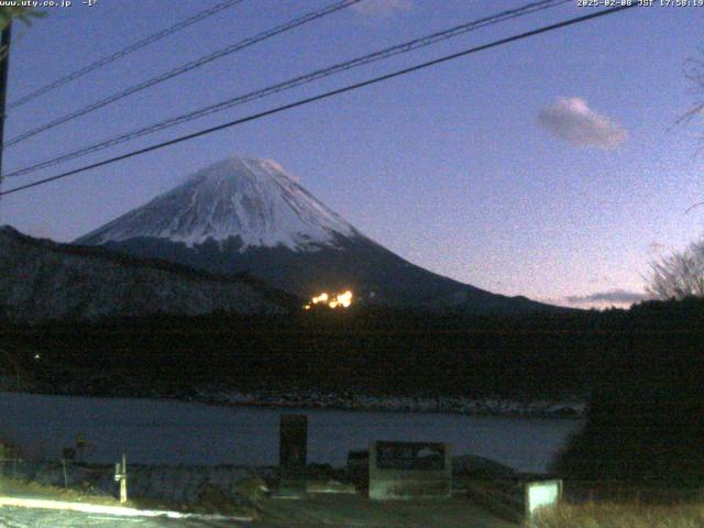 西湖からの富士山