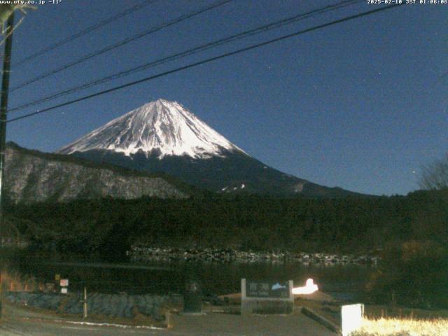 西湖からの富士山