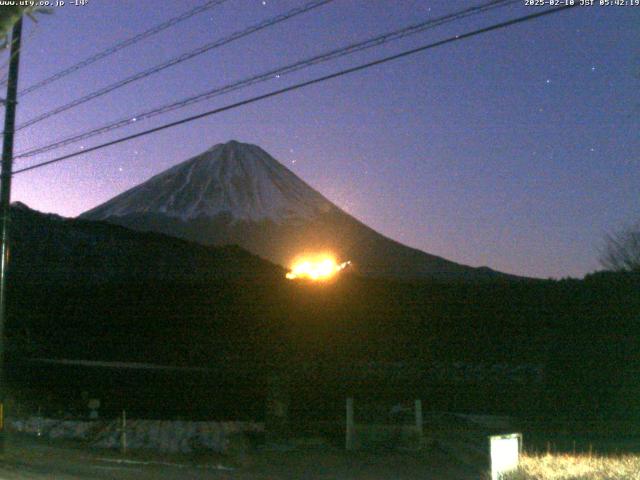 西湖からの富士山