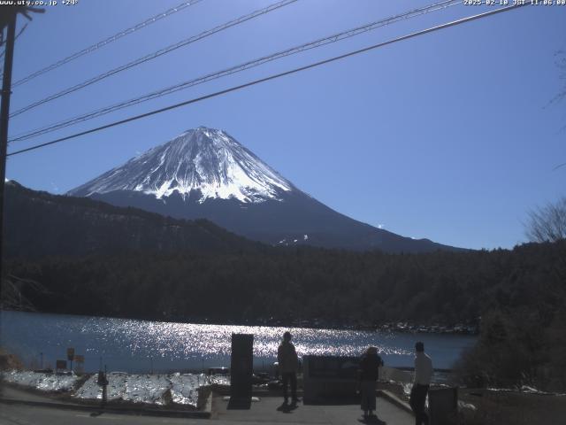 西湖からの富士山