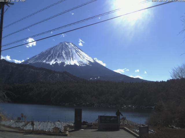 西湖からの富士山