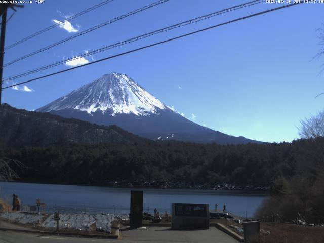 西湖からの富士山