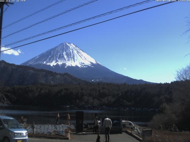 西湖からの富士山