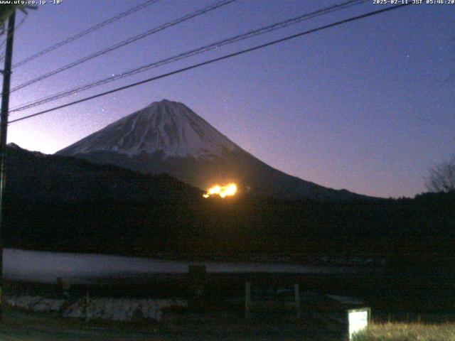 西湖からの富士山