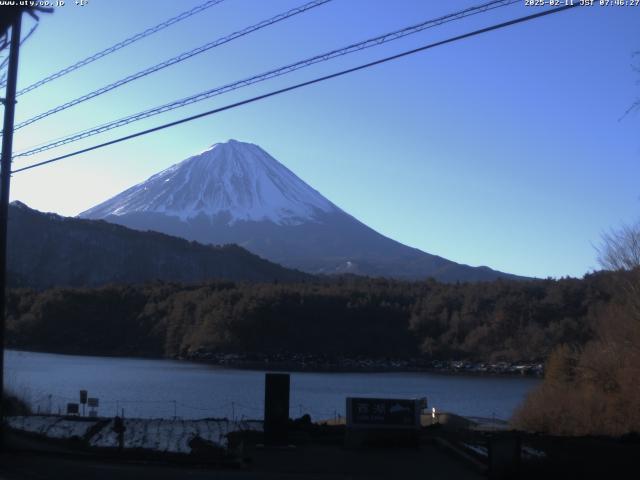 西湖からの富士山