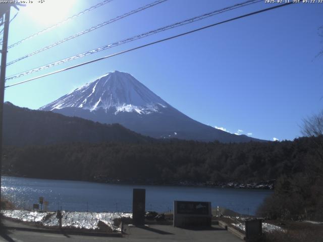 西湖からの富士山