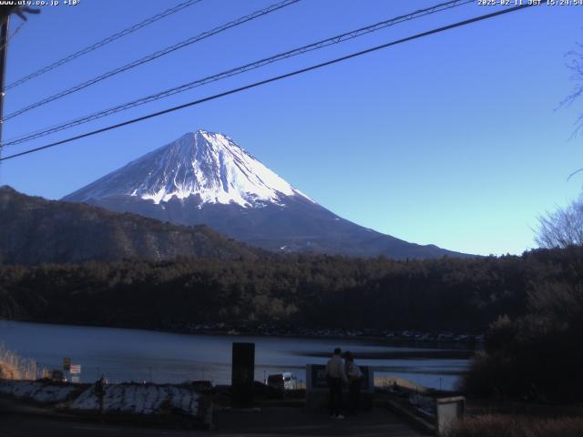 西湖からの富士山