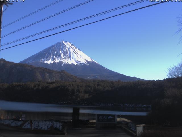 西湖からの富士山