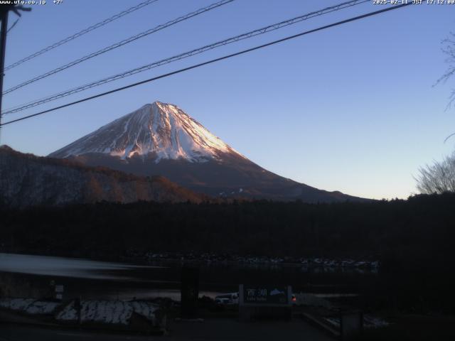 西湖からの富士山