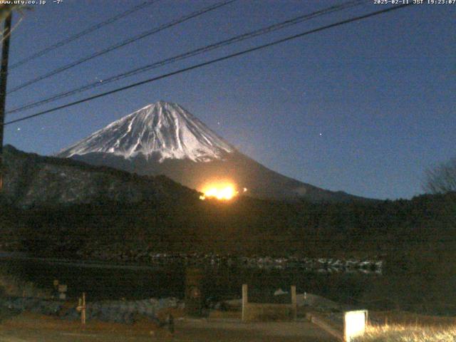 西湖からの富士山