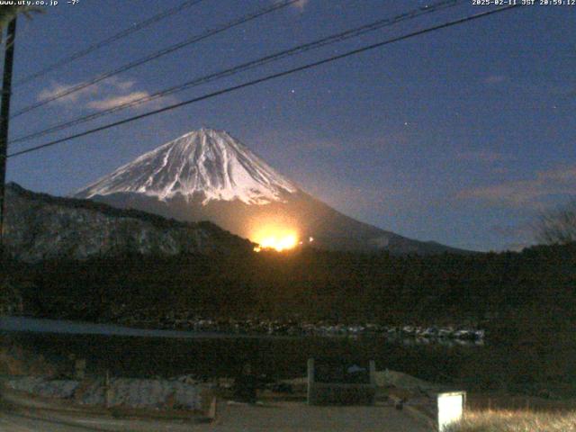 西湖からの富士山