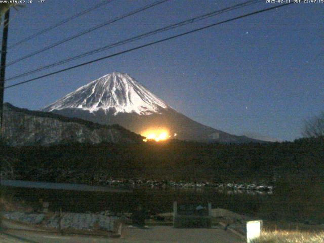 西湖からの富士山