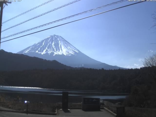 西湖からの富士山