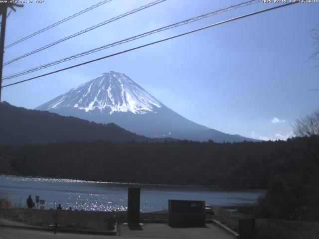 西湖からの富士山